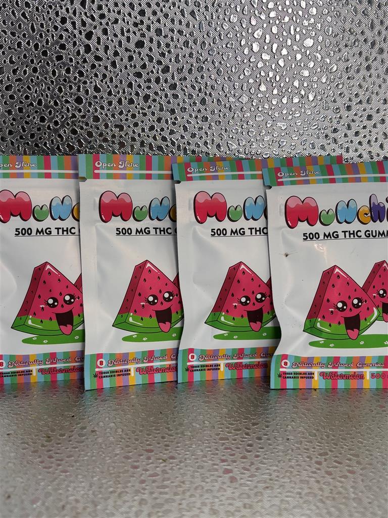 Munchies Watermelon 500mg Gummies