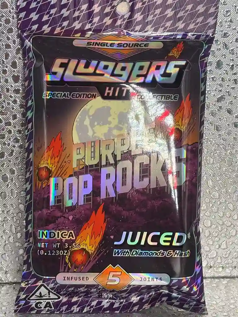 Purple Pop Rocks infused Pre rolls 5 pack