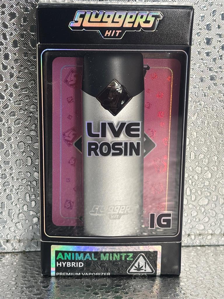 Sluggers LIve Rosin 1g disposable vape 